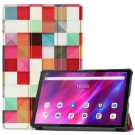 Чехол Smart Case для Lenovo Tab K10 TB-X6C6 - 10,3 дюймов (Colorful Triangle Grid) Чехол Smart Case для Lenovo Tab K10 TB-X6C6 - 10,3 дюймов (Colorful Triangle Grid)