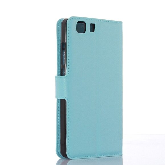 Чехол с визитницей для DOOGEE X5 / X5 Pro (голубой) Чехол с визитницей для DOOGEE X5 / X5 Pro (голубой)