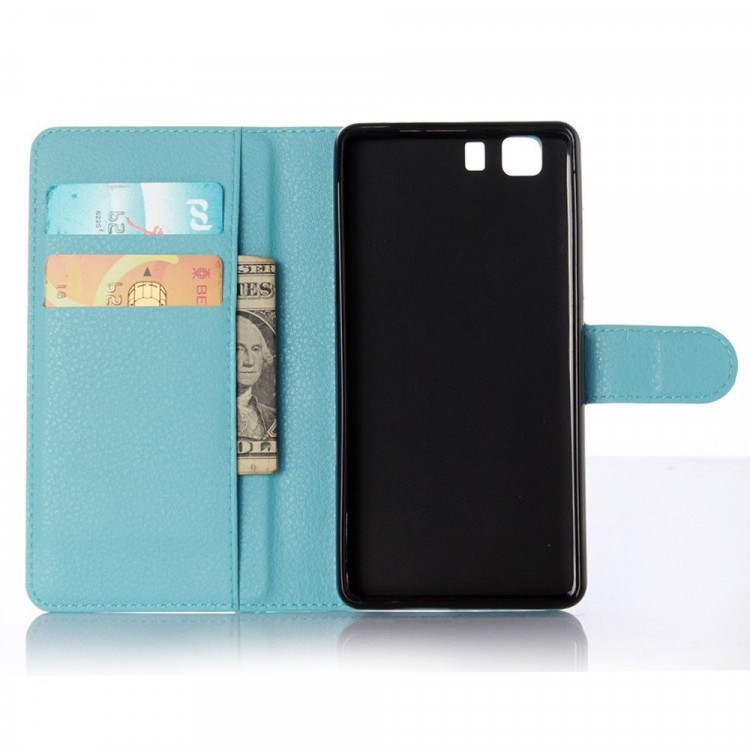 Чехол с визитницей для DOOGEE X5 / X5 Pro (голубой)