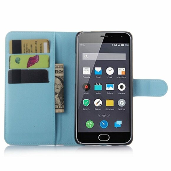 Чехол для Meizu M2 mini (голубой) Чехол для Meizu M2 mini (голубой)