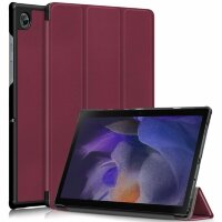 Планшетный чехол для Samsung Galaxy Tab A8 10.5 (2021) SM-X200 / SM-X205 (цвет - красное вино) с магнитом
