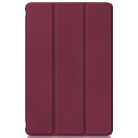Планшетный чехол для Samsung Galaxy Tab A8 10.5 (2021) SM-X200 / SM-X205 (цвет - красное вино) с магнитом