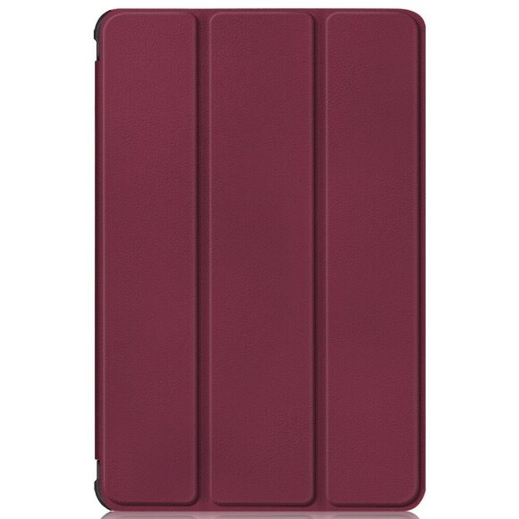 Планшетный чехол для Samsung Galaxy Tab A8 10.5 (2021) SM-X200 / SM-X205 (цвет - красное вино) с магнитом