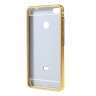 Алюминиевый бампер-чехол для Xiaomi Mi4s (золотой)