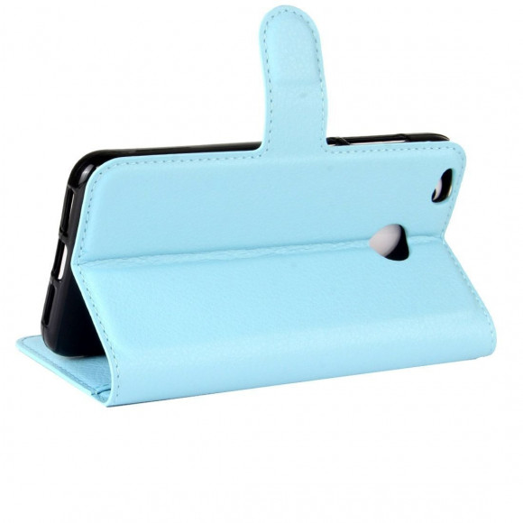 Чехол с визитницей для Xiaomi Redmi 4X (голубой) Чехол с визитницей для Xiaomi Redmi 4X (голубой)