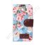 Чехол Цветы-Пионы для Samsung Galaxy S5 mini (голубой)