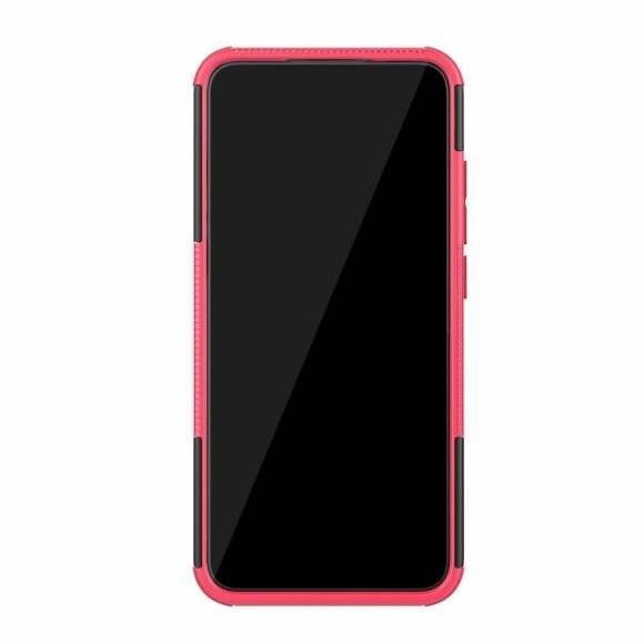 Чехол Hybrid Armor для Xiaomi Mi CC9e / Xiaomi Mi A3 (черный + розовый) Чехол Hybrid Armor для Xiaomi Mi CC9e / Xiaomi Mi A3 (черный + розовый)