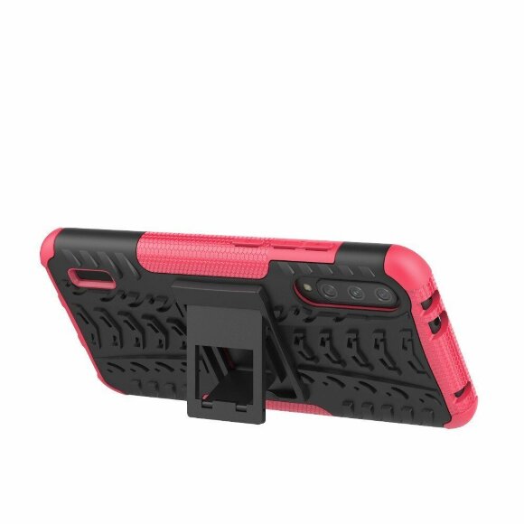 Чехол Hybrid Armor для Xiaomi Mi CC9e / Xiaomi Mi A3 (черный + розовый) Чехол Hybrid Armor для Xiaomi Mi CC9e / Xiaomi Mi A3 (черный + розовый)