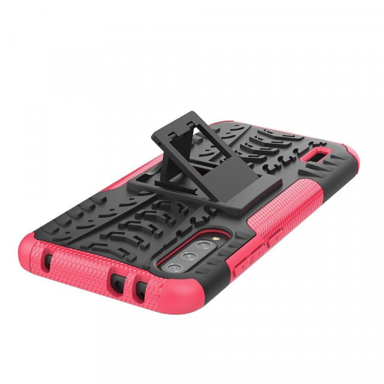 Чехол Hybrid Armor для Xiaomi Mi CC9e / Xiaomi Mi A3 (черный + розовый)