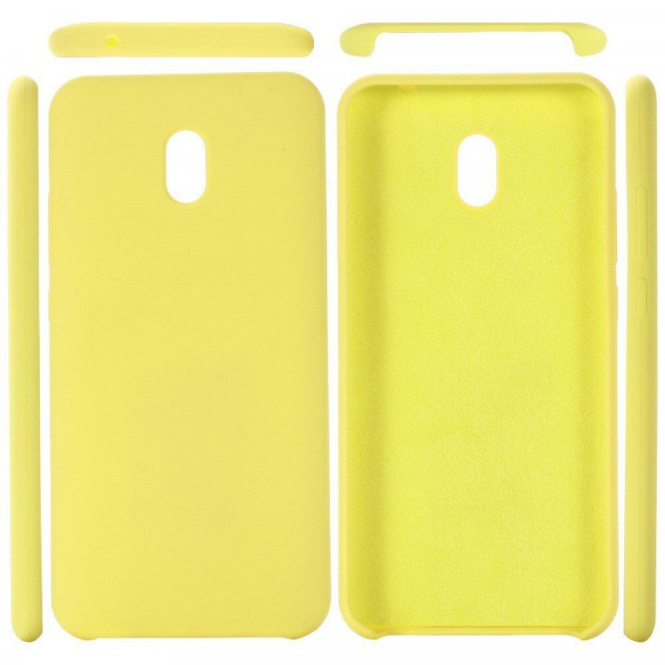 Силиконовый чехол Mobile Shell для Xiaomi Redmi 8A (желтый)