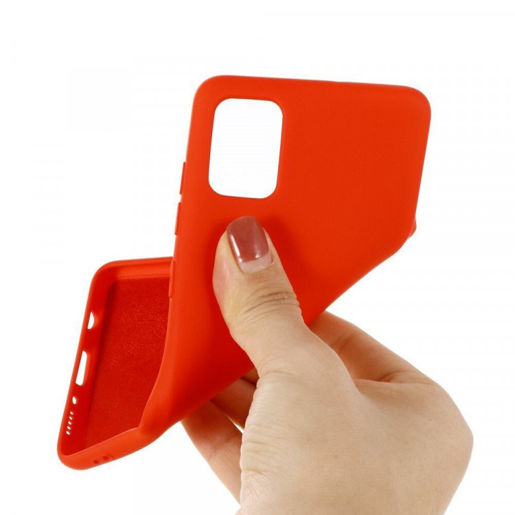 Силиконовый чехол Mobile Shell для Samsung Galaxy A51 (красный)