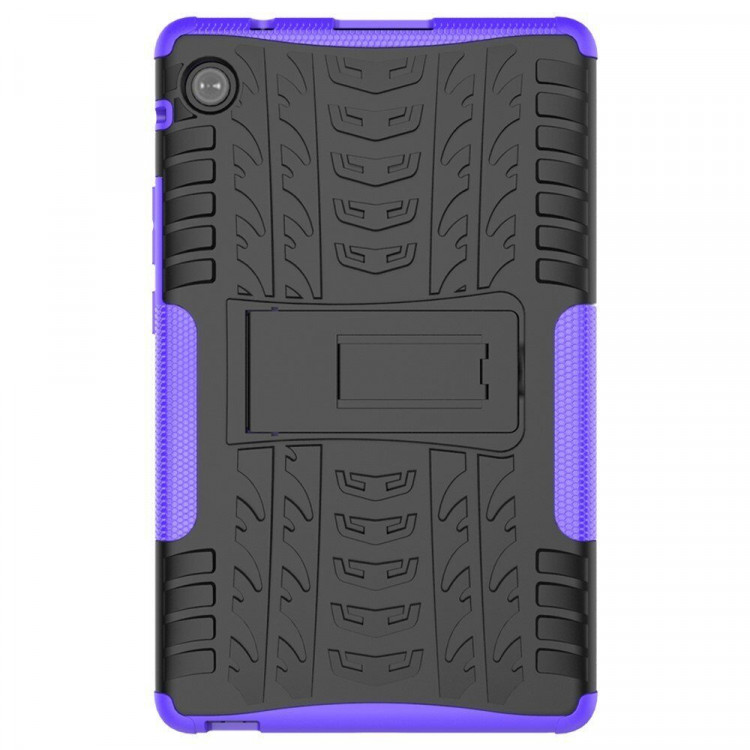 Чехол Hybrid Armor для Huawei MatePad T8 (черный + фиолетовый)