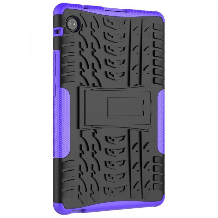 Чехол Hybrid Armor для Huawei MatePad T8 (черный + фиолетовый)