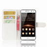 Чехол с визитницей для Huawei Y5 2017 / Y6 2017 (белый)