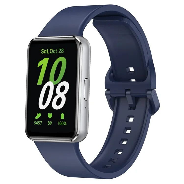 Силиконовый ремешок для Samsung Galaxy Fit 3 SM-R390 (темно-синий)