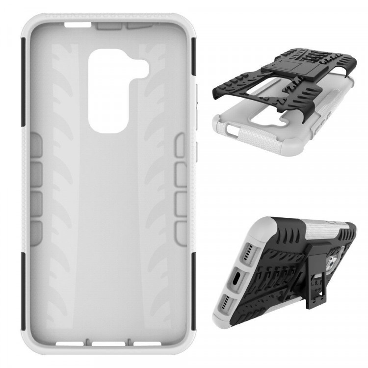 Чехол Hybrid Armor для Huawei Nova Plus (черный + белый)