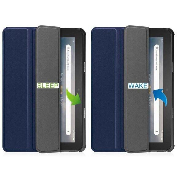 Планшетный чехол для Amazon Fire 7 (2022) (темно-синий)