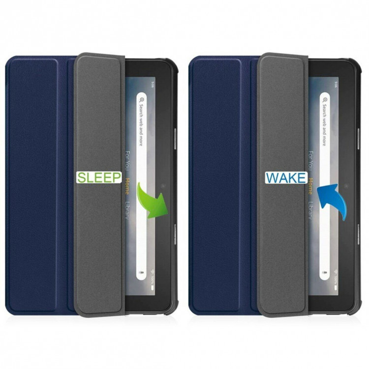 Планшетный чехол для Amazon Fire 7 (2022) (темно-синий)