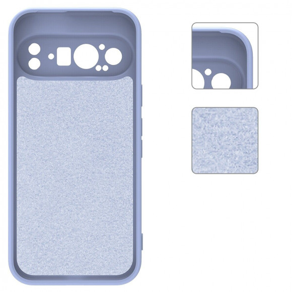 Силиконовый чехол Mobile Shell для Google Pixel 9 Pro (фиолетовый)