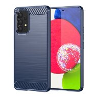 Чехол-накладка Carbon Fibre для Samsung Galaxy A53 5G (темно-синий)