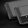 Чехол-накладка Carbon Fibre для Samsung Galaxy A53 5G (темно-синий)