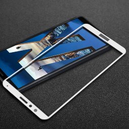 Защитное стекло 3D для Huawei Honor 7X (белый)