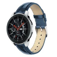 Кожаный ремешок Crocodile Texture для Samsung Gear S3 Frontier / S3 Classic / Galaxy Watch 46мм / Watch 3 (45мм) (синий) Кожаный ремешок Crocodile Texture для Samsung Gear S3 Frontier / S3 Classic / Galaxy Watch 46мм / Watch 3 (45мм) (синий)