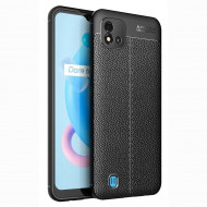 Чехол-накладка Litchi Grain для Realme C20 / Realme C11 2021 (черный) Чехол-накладка Litchi Grain для Realme C20 / Realme C11 2021 (черный)
