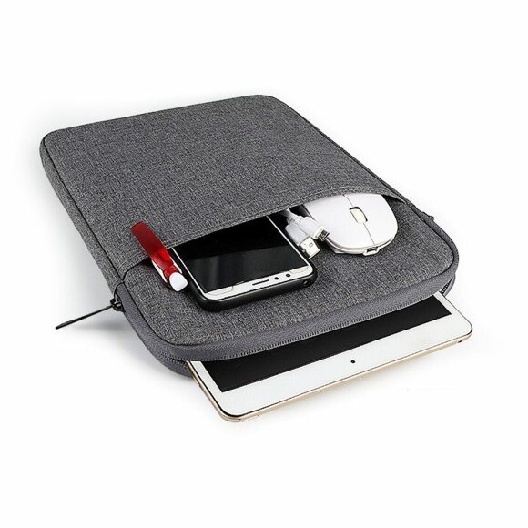 Универсальный чехол с молнией Oxford для планшета 8 дюймов (черный)