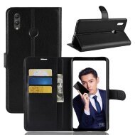 Чехол с визитницей для Huawei Honor Note 10 (черный) Чехол с визитницей для Huawei Honor Note 10 (черный)