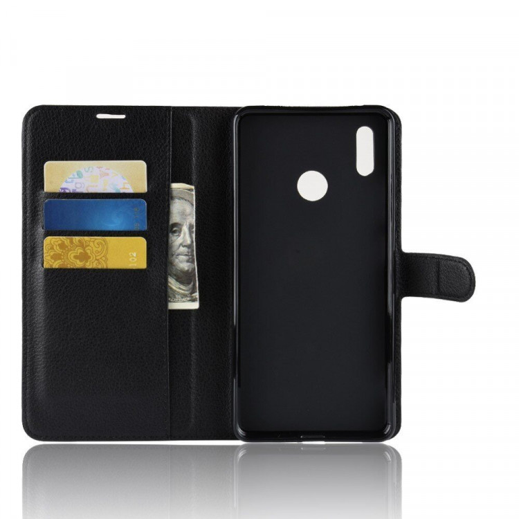 Чехол с визитницей для Huawei Honor Note 10 (черный)