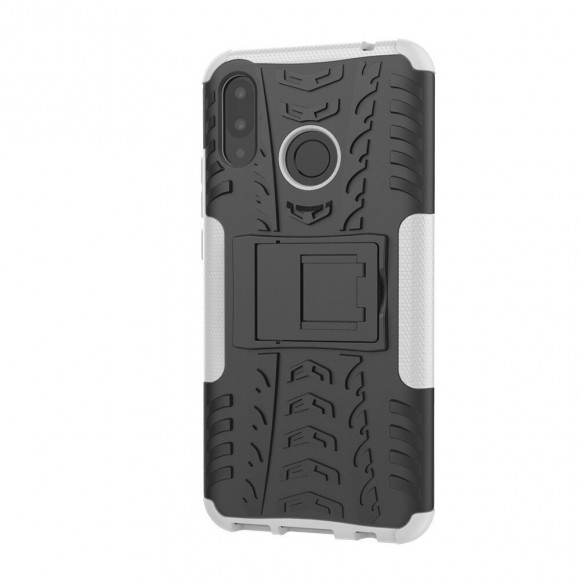 Чехол Hybrid Armor для Huawei Nova 3i / P Smart+ (Plus) (черный + белый) Чехол Hybrid Armor для Huawei Nova 3i / P Smart+ (Plus) (черный + белый)
