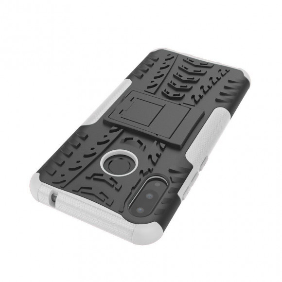 Чехол Hybrid Armor для Huawei Nova 3i / P Smart+ (Plus) (черный + белый) Чехол Hybrid Armor для Huawei Nova 3i / P Smart+ (Plus) (черный + белый)