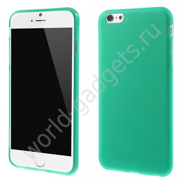 Нескользящий чехол для iPhone 6 Plus (зеленый)