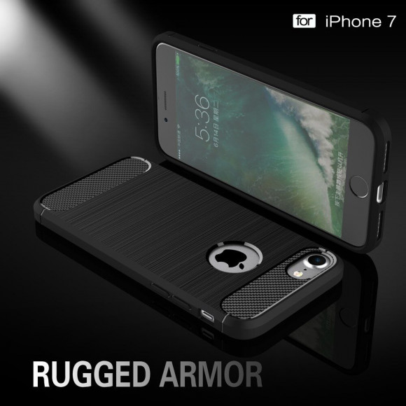 Чехол Carbon Fibre для iPhone 7 / iPhone 8 (красный) Чехол Carbon Fibre для iPhone 7 / iPhone 8 (красный)