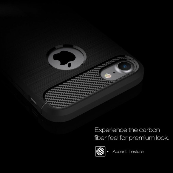 Чехол Carbon Fibre для iPhone 7 / iPhone 8 (красный) Чехол Carbon Fibre для iPhone 7 / iPhone 8 (красный)