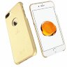 Кожаная накладка LENUO для iPhone 7 Plus (золотой)