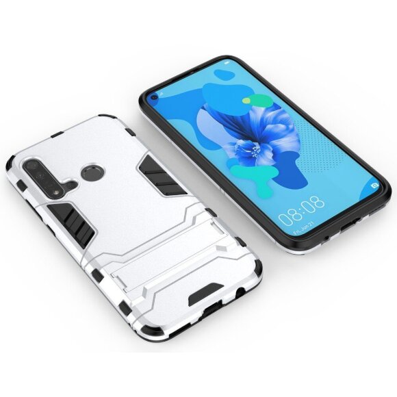 Чехол Duty Armor для Huawei P20 lite (2019) / Huawei nova 5i (серебряный) Чехол Duty Armor для Huawei P20 lite (2019) / Huawei nova 5i (серебряный)