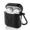 Силиконовый чехол для Apple AirPods (Shock Proof - черный)