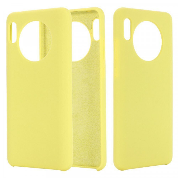 Силиконовый чехол Mobile Shell для Huawei Mate 30 (желтый)