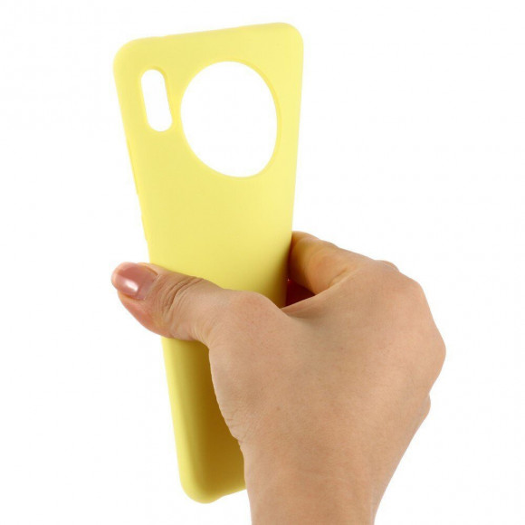 Силиконовый чехол Mobile Shell для Huawei Mate 30 (желтый) Силиконовый чехол Mobile Shell для Huawei Mate 30 (желтый)