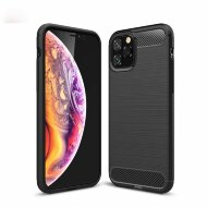 Чехол-накладка Carbon Fibre для iPhone 11 Pro (черный) Чехол-накладка Carbon Fibre для iPhone 11 Pro (черный)