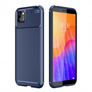 Чехол-накладка Resistant Carbon для Huawei Y5p / Honor 9S  (темно-синий) Чехол-накладка Resistant Carbon для Huawei Y5p / Honor 9S  (темно-синий)