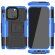 Чехол Hybrid Armor для iPhone 13 Pro (черный + голубой)
