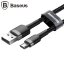 Кабель Micro-USB 2.4A Baseus - 1 метр (черный)