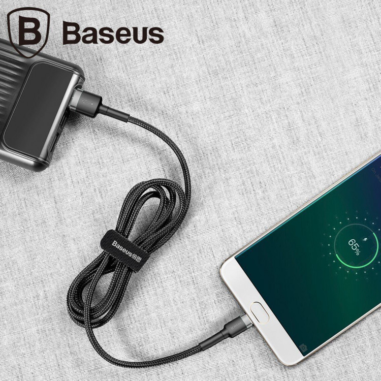 Кабель Micro-USB 2.4A Baseus - 1 метр (черный)