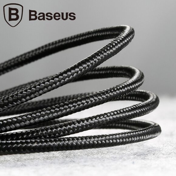 Кабель Micro-USB 2.4A Baseus - 1 метр (черный)