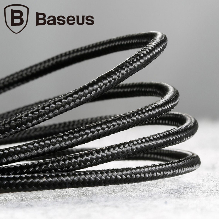 Кабель Micro-USB 2.4A Baseus - 1 метр (черный)
