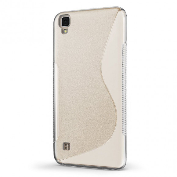 Нескользящий чехол для LG X Style K200DS (прозрачный)