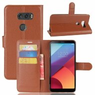 Чехол с визитницей для LG V30 (коричневый) Чехол с визитницей для LG V30 (коричневый)